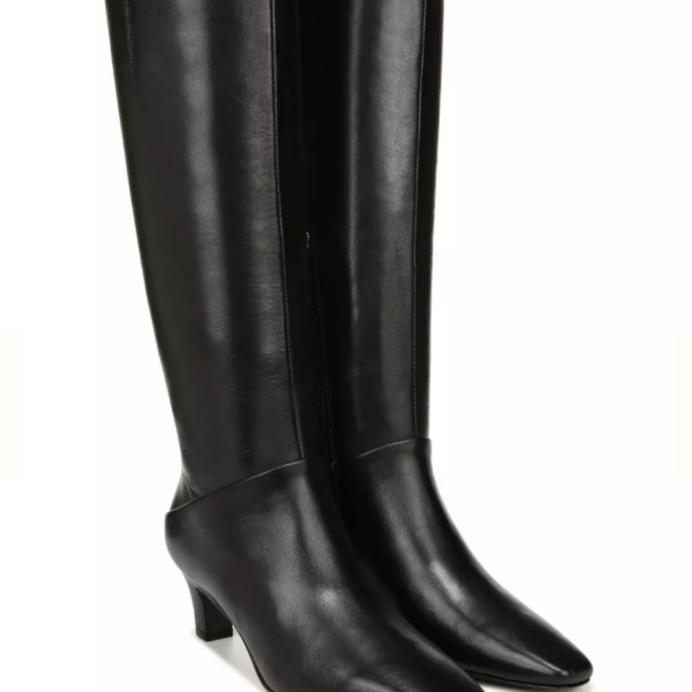Sarto Franco Sarto Andria Boots Elegant Black Knee-High Women's Boots - Picture 3 of 14